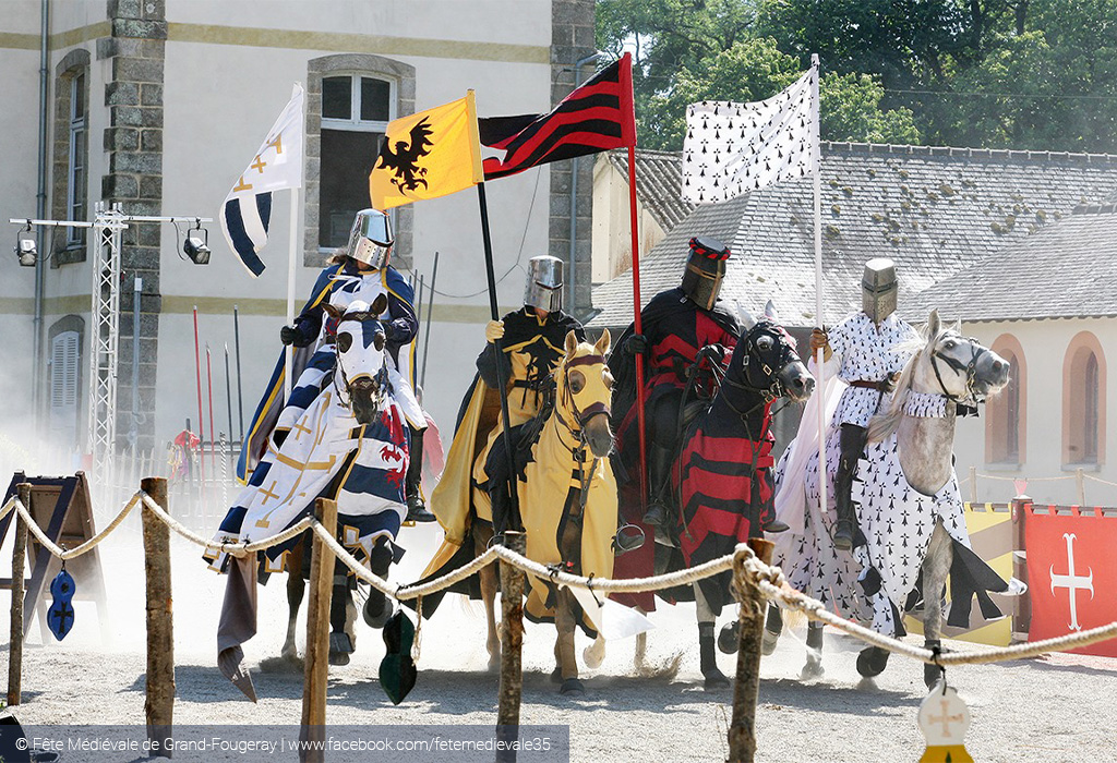 Fête Médiévale de Grand-Fougeray, joutes équestres